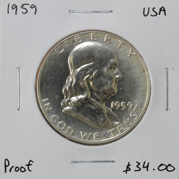1959 - USA - 50c - Proof - retail $34