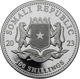 1 oz - 2023 - Somalia Elephant - Fine Silver