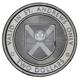 1985 - St. Andrews-By-The-Sea - $2 Municipal Trade Token - UNC