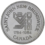 1984 - Saint John - $1 Municipal Trade Token - UNC