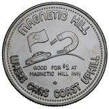 1983 - Magnetic Hill - $1 Municipal Trade Token - UNC
