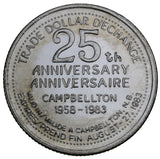 1983 - Campbellton - $1 Municipal Trade Token - UNC