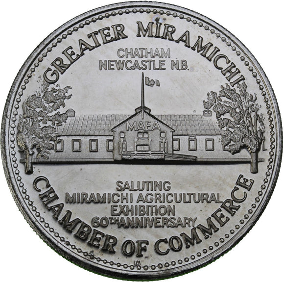 1983 - Greater Miramichi - $1 Municipal Trade Token - UNC