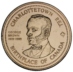 1982 - Charlottetown - $1 Municipal Trade Token - UNC