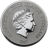 2017 - Cook Islands - $5 - Vladimir Tarasenko - 3127/5000