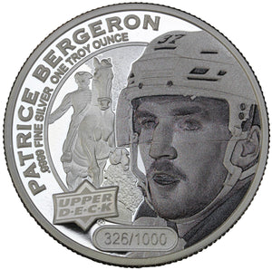 2017 - Cook Islands - $5 - Patrice Bergeron - 326/1000