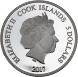 2017 - Cook Islands - $5 - Vladimir Tarasenko - 199/1000