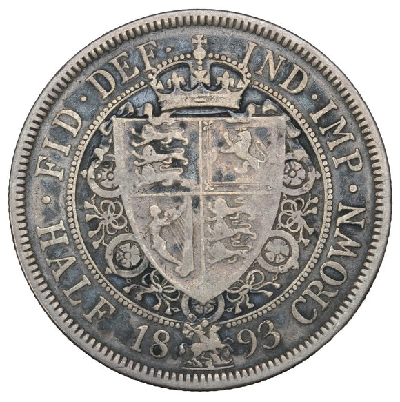 1893 - Great Britain - 1/2 Crown - F12