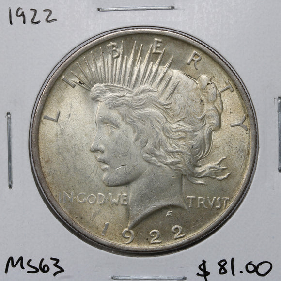 1922 - USA - $1 - MS63