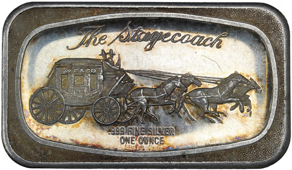 1 oz - The Stagecoach - Fine Silver Bar