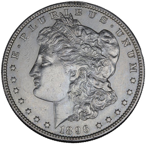 1896 - USA - $1 - AU55