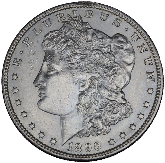 1896 - USA - $1 - AU55