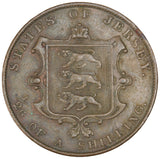 1858 - Jersey - 1/26 Shilling - AU50