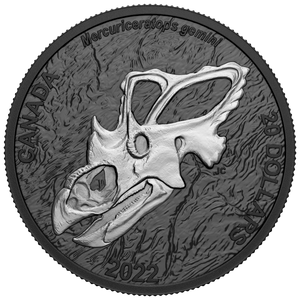 2022 - Canada - $20 - Discovering Dinosaurs - Mercury's Horned Face