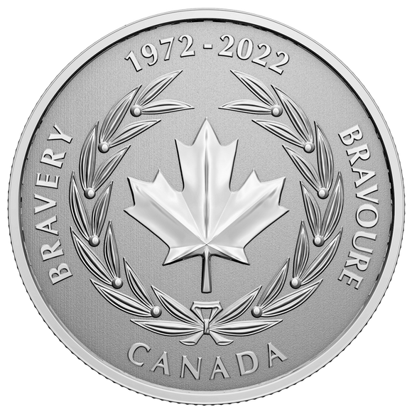 2022 - Canada - $5 - Canada's Medal of Bravery