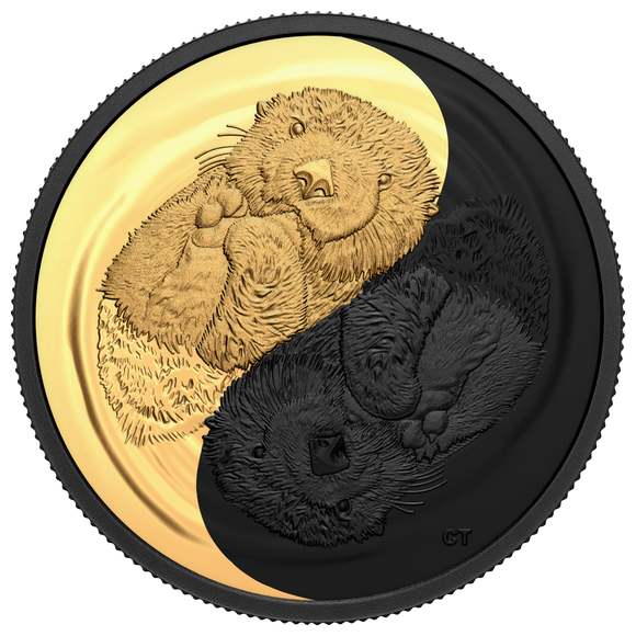 2022 - Canada - $20 - Black and Gold: The Sea Otter