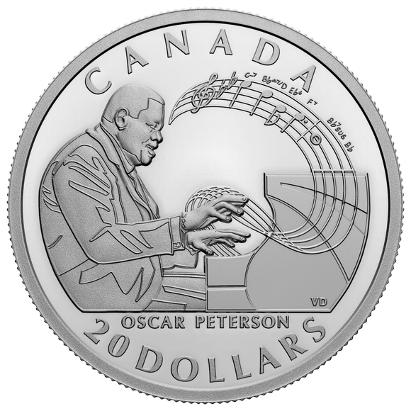 2022 - Canada - $20 - Celebrating Oscar Peterson