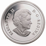 2003 - Canada - $1 - Uncrowned Portrait Queen Elizabeth II, Silver