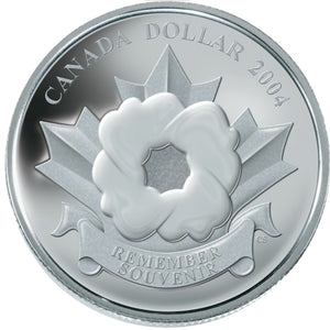 2004 - Canada - $1 - "The Poppy" Armistice Day