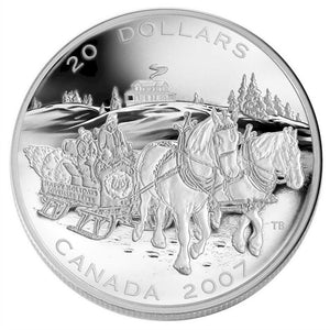 2007 - Canada - $20 - Holiday Sleigh Ride