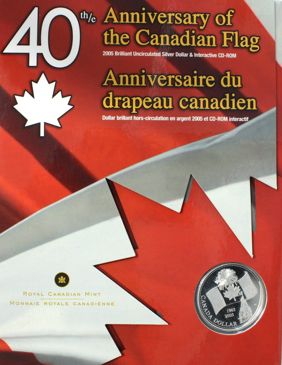 2005 - Canada - $1 - 40th Anniv. of the Canadian Flag