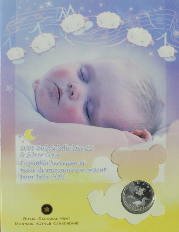 2006 - Canada - Baby's Lullabies CD & Silver Coin