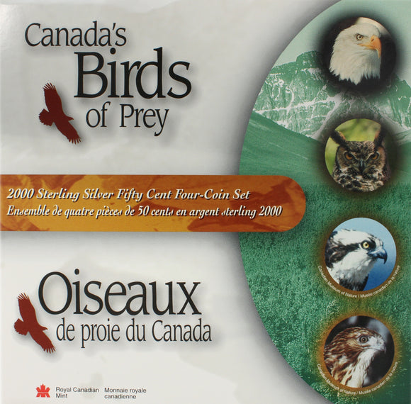 2000 - Canada - Canada's Birds Of Prey - Coin Set