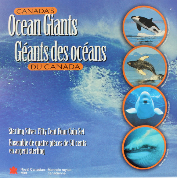 1998 - Canada - Canada's Ocean Giants - Coin Set