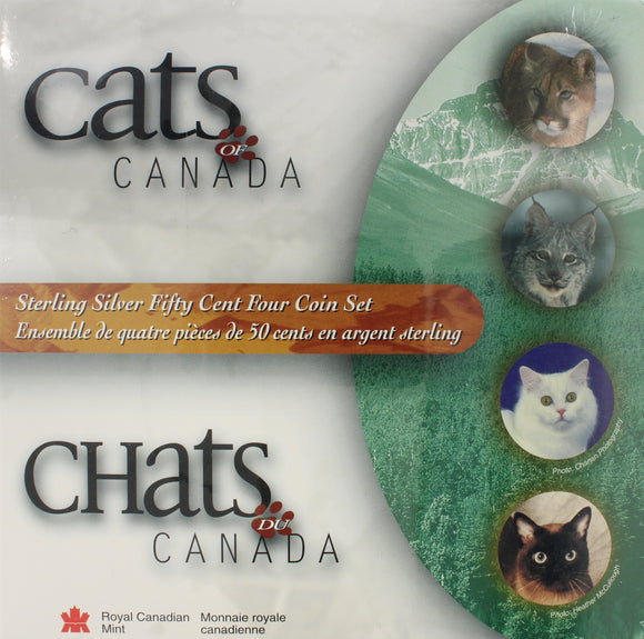 1999 - Canada - Cats Of Canada - Coin Set