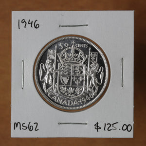 1946 - Canada - 50c - MS62 - retail $125