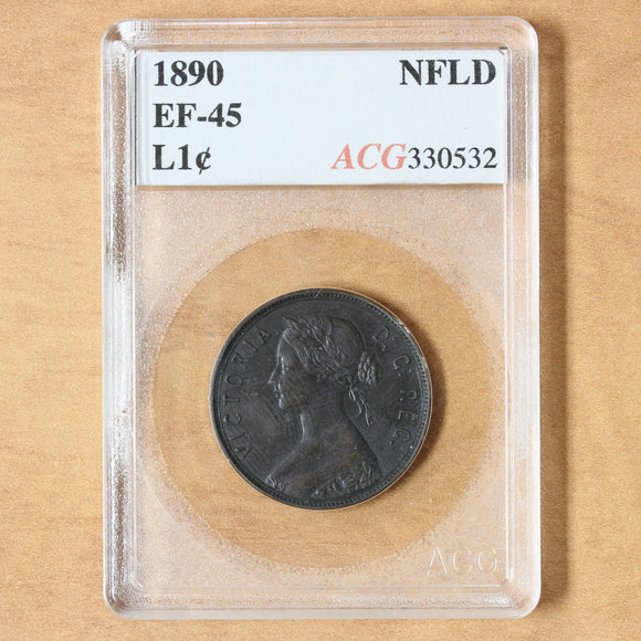 1890 - Newfoundland - 1c - EF45 ACG