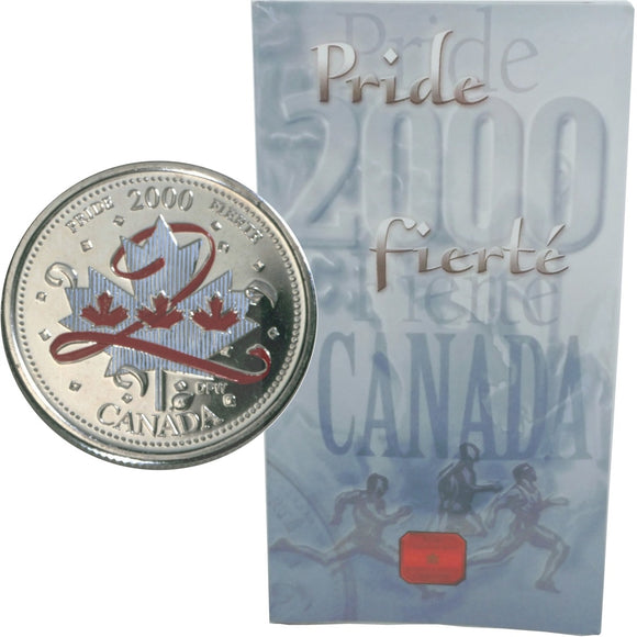 2000 - Canada - 25c - January, Pride, Colourised
