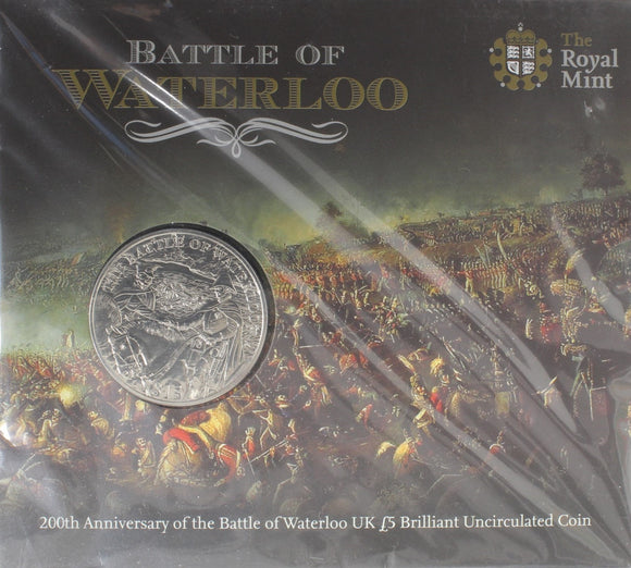 2015 - Great Britain - 5 Pounds - Battle of Waterloo