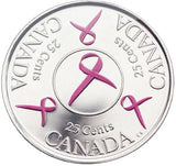 2006 - Canada - 25c - P - Breast Cancer Awareness Bookmark and Lapel Pin