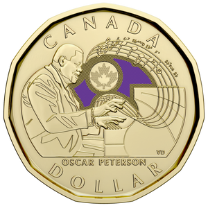 2022 - Canada - 1$ - Celebrating Oscar Peterson