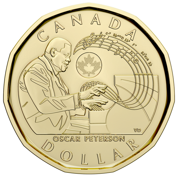 2022 - Canada - 1$ - Celebrating Oscar Peterson