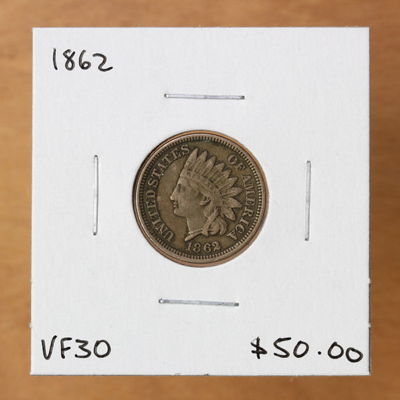 1862 - USA - 1c - VF30
