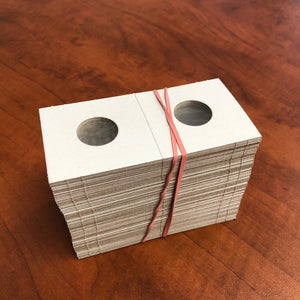 2x2 Cardboard Coin Holders - size: 1 Cent - 100 pcs