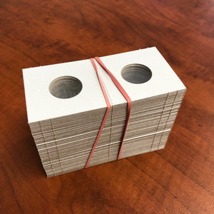 2x2 Cardboard Coin Holders - size: 5 Cent - 100 pcs