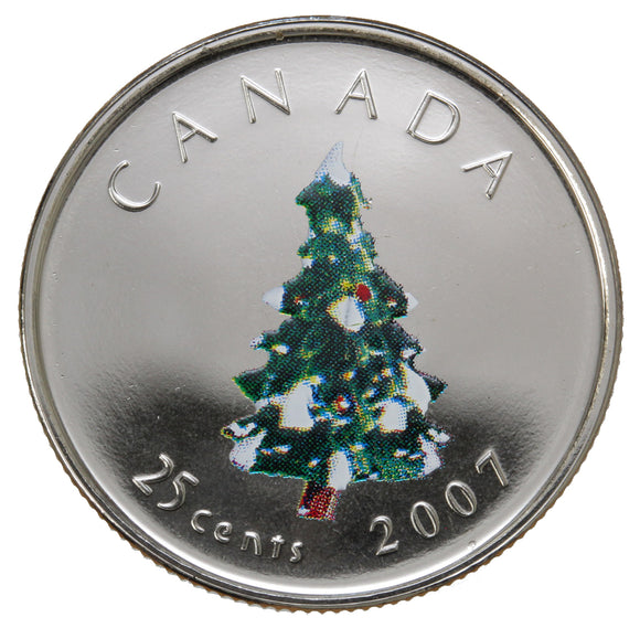 2007 - Canada - 25c - Christmas Tree
