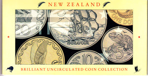 1990 - New Zealand - Mint Set - retail $25