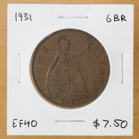 1931 - Great Britain - 1 Penny - EF40