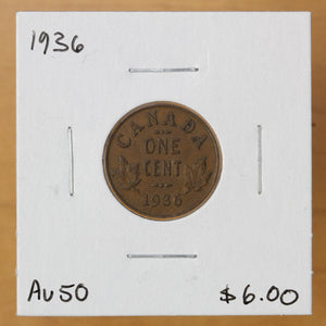 1936 - Canada - 1c - AU50