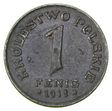 1918 - Poland -  1 Pfennig - FF