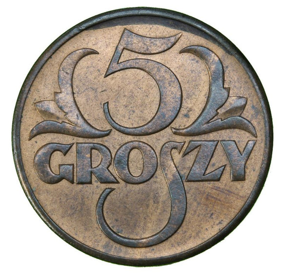 1939 - Poland -  5 Groszy