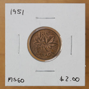 1951 - Canada - 1c - MS60
