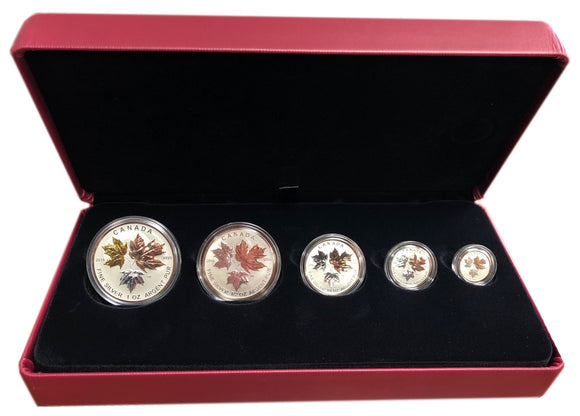 2016 - Canada - Silver Maple Leaf Fractional Set