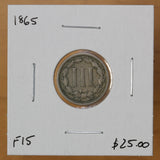 1865 - USA - 3c - F15 - retail $25