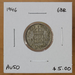 1946 - Great Britain - 6 Pence - AU50