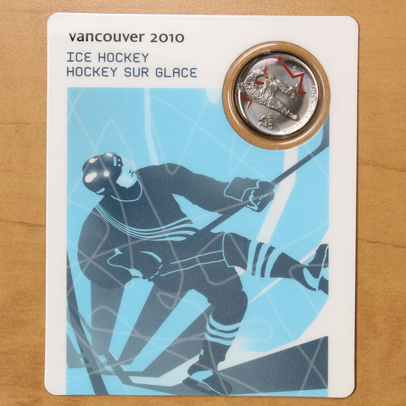 2007 - 25c - Ice Hockey - painted leaf